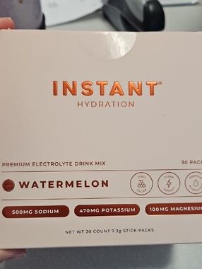 INSTANT Hydration Watermelon Electrolyte Drink Mix- Unopened